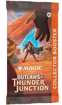 MtG Outlaws of Thunder Junction COLLECTOR Booster Pack [15 Cards] - Image 1