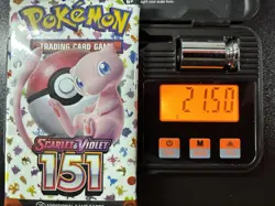 Pokemon Scarlet And Violet 151 Booster Pack Sealed 21.50g 3.79mm - Image 1