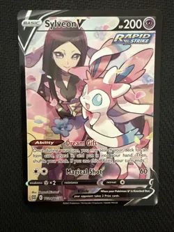 Pokemon TCG Sylveon v TG14/TG30 Swsh09 Trainer Gallery Brilliant Stars - Image 1