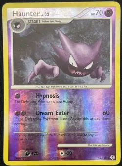 Haunter 50/130 Diamond & Pearl Reverse Holo 2007 Pokemon TCG MP - Image 1