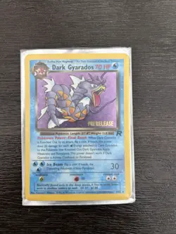Pokemon Dark Gyarados Prerelease Holo Promo 08/82 Wotc 70 HP Card - Image 3