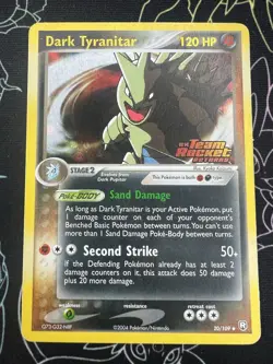 Dark Tyranitar 20/109 Team Rocket Returns Pokemon Card Reverse Holo - Image 1