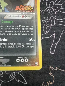 Dark Tyranitar 20/109 Team Rocket Returns Pokemon Card Reverse Holo - Image 5