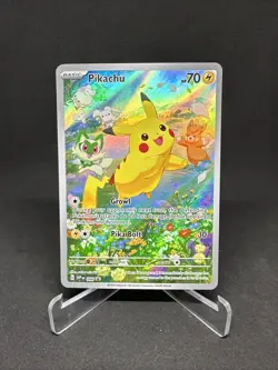 Pokemon PIKACHU SVP 088 Scarlet & Violet Full Art Black Star Promo Paldean Chest - Image 1