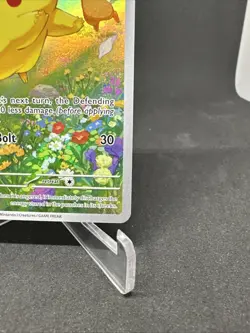 Pokemon PIKACHU SVP 088 Scarlet & Violet Full Art Black Star Promo Paldean Chest - Image 5