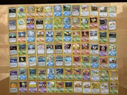 Pokemon Non Holo NON ENGLISH Lot WOTC VINTAGE Language Assortment 84 Cards - Image 1