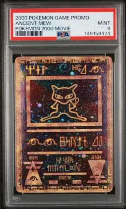 2000 POKEMON GAME MOVIE POKEMON 2000 MOVIE ANCIENT MEW PSA 9 - Image 1