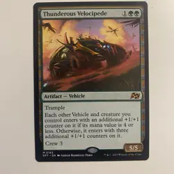 MTG Thunderous Velocipede 183 Aetherdrift Mythic - Image 1