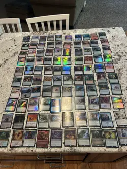 Mtg Foil Lot x100 - Magic The Gathering Foil Card Lot Mtg Foil Cards Lp-Mp - Image 1