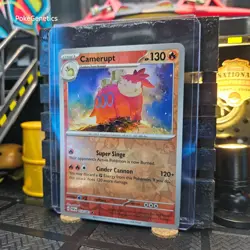 Camerupt Paldean Fates Reverse Holo Pokemon TCG 012/091 Scarlet Violet Uncommon - Image 2