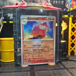 Camerupt Paldean Fates Reverse Holo Pokemon TCG 012/091 Scarlet Violet Uncommon - Image 3