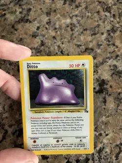 Pokemon Ditto 3/62 Fossil Holo Rare 50 HP Unlimited English The Pokemon Company - Image 1