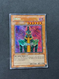 Yugioh Jinzo PSV-000 Secret Rare Reverse Foil Unlimited NM - Image 1