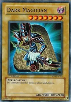 Dark Magician - SD6-EN003 - Common - 1st Edition - Lightly Played - Spellcaster' - Image 1