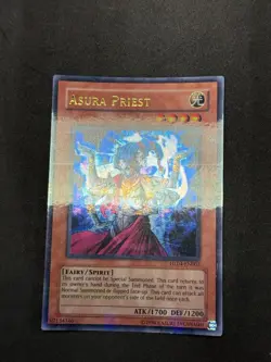 Yugioh Asura Priest HL04-EN003 Secret Parallel Rare LP - Image 2