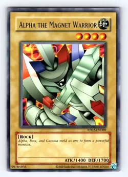 Yugioh Alpha The Magnet Warrior RP02-EN089 Rare - NM 💎 - Image 1