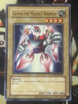 Yugioh: Gamma The Magnet Warrior - RP02-EN091 - Rare - Unlimited 2020 Reprint NM - Image 1