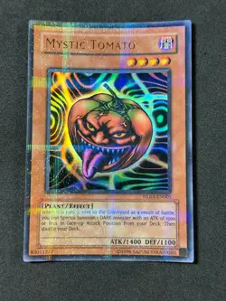 Yugioh Mystic Tomato HL03-EN005 Secret Parallel Rare VLP - Image 1