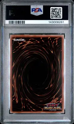 2023 YU-GI-OH! RUSH DUEL JPN OBLIVION OF THE FLASH #JP030 MAD RARE AQUILA PSA 10 - Image 2