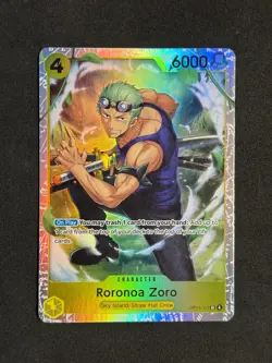 Roronoa Zoro OP15-113 OP15-EB04 Adventure on Kami's Island Foil NM+ - Image 1