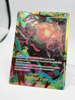 One Piece Roronoa Zoro OP06-118 SEC SR Foil Character Premium Booster NM ENGLISH - Image 3