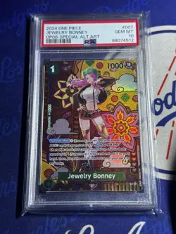 Jewelry Bonney (SP) ST02-007 Two Legends Foil PSA 10 One Piece TCG English 2024 - Image 1