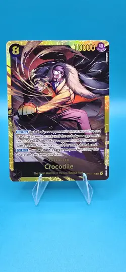 One Piece TCG English OP14-120 Crocodile SEC Foil - Image 1