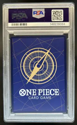 2025 One Piece Aura Nine Sword Style Asura Blades Drawn Alt Art #OP12-037 PSA 10 - Image 2