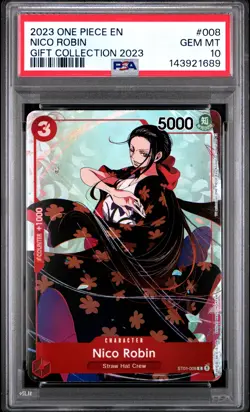 2023 ONE PIECE GIFT COLLECTION 2023 #008 NICO ROBIN PSA 10 - Image 1