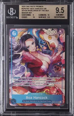 2025 ONE PIECE PROMOS #OP07051 BOA HANCOCK SR BGS 9.5 - Image 1