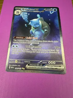 Blastoise ex 200/165 Scarlet & Violet 151 Special Illustration Rare Pokemon Nm - Image 2
