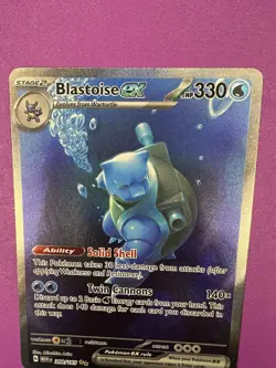 Blastoise ex 200/165 Scarlet & Violet 151 Special Illustration Rare Pokemon Nm - Image 3