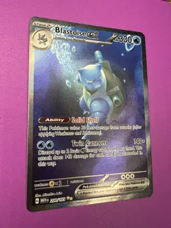 Blastoise ex 200/165 Scarlet & Violet 151 Special Illustration Rare Pokemon Nm - Image 4