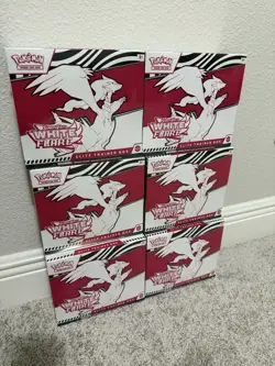Pokemon TCG : White Flare Elite Trainer Box ETB Factory Sealed - (Lot of 6) - Image 1