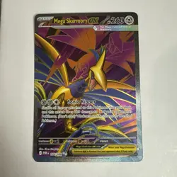Mega Skarmory EX 106/088 Full Art Ultra Rare Pokemon Perfect Order NM - Image 1