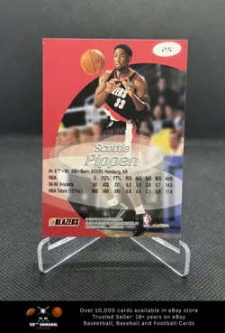 1999-00 SkyBox Apex BASKETBALL #25 Scottie Pippen - Image 2