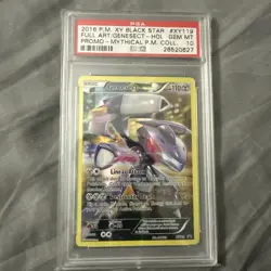 Pokemon Genesect Mythical P.M. Coll. Black Star FA Promo XY119 PSA 10 pop 10 - Image 1