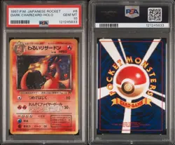 Pokemon Cards: Japanese Team Rocket Rare Holo: Dark Charizard 6 PSA 10 - Image 3