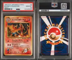 PSA 10 Blaine's Charizard #6 Pokemon Japanese Gym 2 Challenge Holo 1999 GEM MINT - Image 3