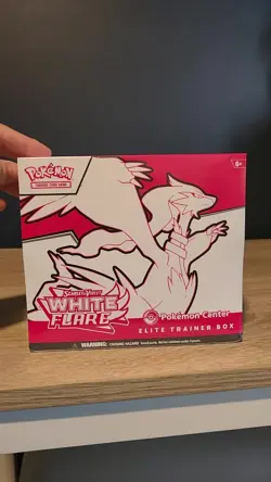 Pokemon Center Exclusive White Flare ETB Elite Trainer Box Factory Sealed New - Image 2