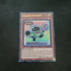 JUSH-EN018 Lollipo☆Yummy Ultra Rare 1st Ed YuGiOh - Image 1