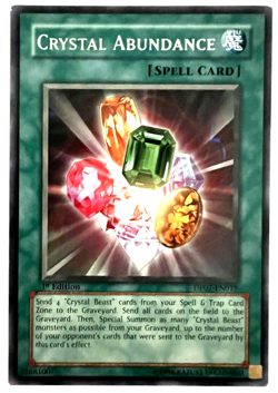 YuGiOh! - Crystal Abundance - DP07-EN015 - 1st Edition - Rare - Image 1