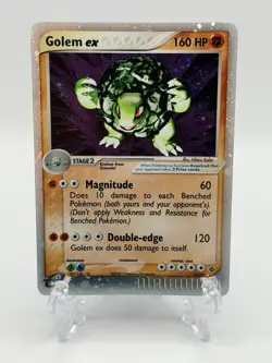 Golem ex 91/97 EX Dragon Holo Rare Pokemon Card 2003 Vintage NM/LP Near Mint - Image 1