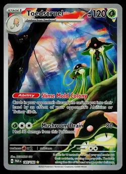Pokemon Card - Toedscruel Paradox Rift 185/182 Illustration Rare 2023 - Image 1