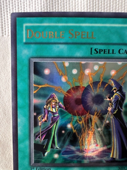 YUGIOH DOUBLE SPELL MFC-106 1ST EDITION HOLO NEVER PLAYED NM SPELL CARD - Image 2