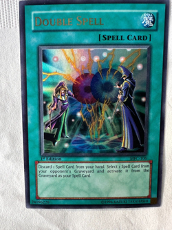 YUGIOH DOUBLE SPELL MFC-106 1ST EDITION HOLO NEVER PLAYED NM SPELL CARD - Image 4