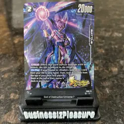 Beerus FS09-13 Dragon Ball Legends Stamp Foil Dragon Ball Super Card Game | NM - Image 1