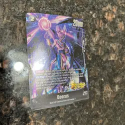 Beerus FS09-13 Dragon Ball Legends Stamp Foil Dragon Ball Super Card Game | NM - Image 3