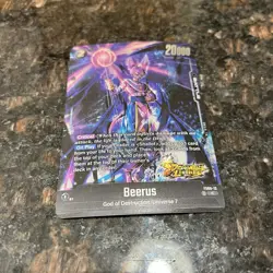Beerus FS09-13 Dragon Ball Legends Stamp Foil Dragon Ball Super Card Game | NM - Image 4