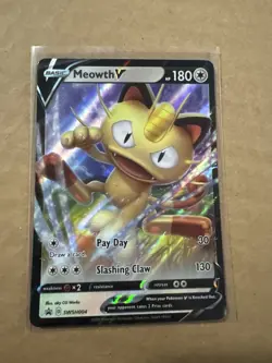 Meowth V SWSH004 SWSH: Sword & Shield Promo Cards Promo NM - Image 4